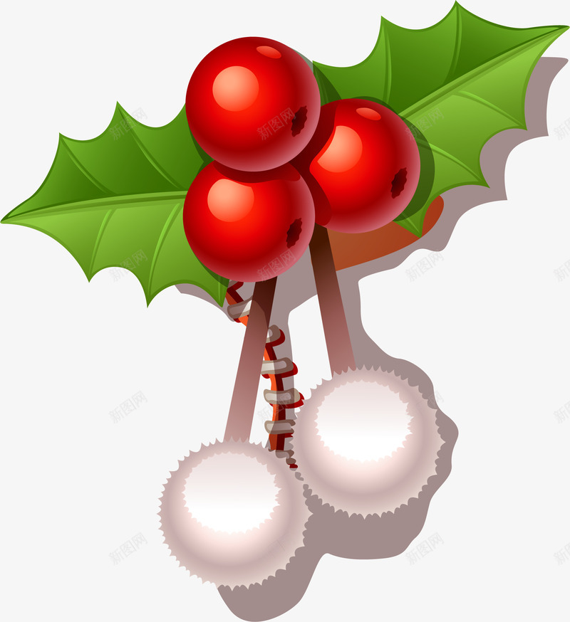 抽象圆球红色圣诞果图案矢量图ai免抠素材_新图网 https://ixintu.com 图案 圆球 抽象 红色圣诞果 矢量图