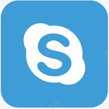 标志标识SSkype社交网络图标图标