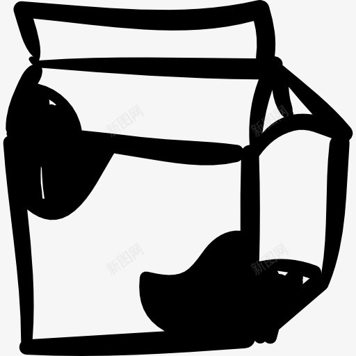 牛奶盒手绘容器图标png_新图网 https://ixintu.com 动物 容器 手绘 手绘烹饪 日用 牛奶盒 箱 食品 饮料