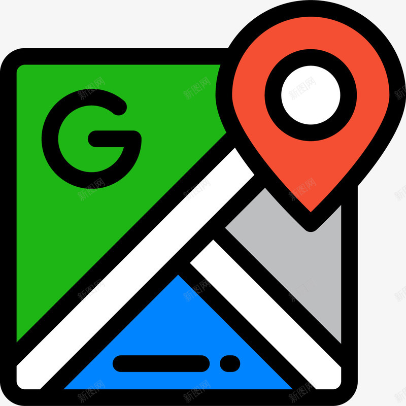 地图GPS定位地图矢量图图标eps_新图网 https://ixintu.com GPS定位地图 GPS定位系统 Google导航 图标 地图图标 定位 导航 手机app 手机地图 谷歌地图 矢量图