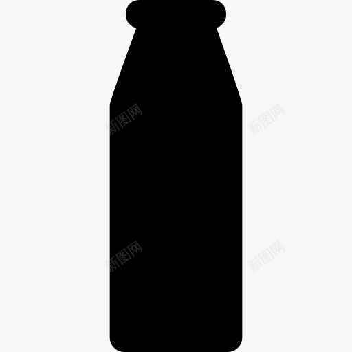 牛奶瓶图标png_新图网 https://ixintu.com 牛奶 瓶 食品 饮料