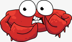 甲壳动物卡通螃蟹高清图片