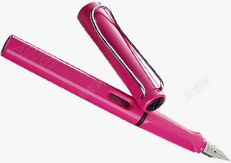 粉色漂亮钢笔开学季png免抠素材_新图网 https://ixintu.com 开学 漂亮 粉色 钢笔