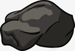 黑石天然碎裂石子素材