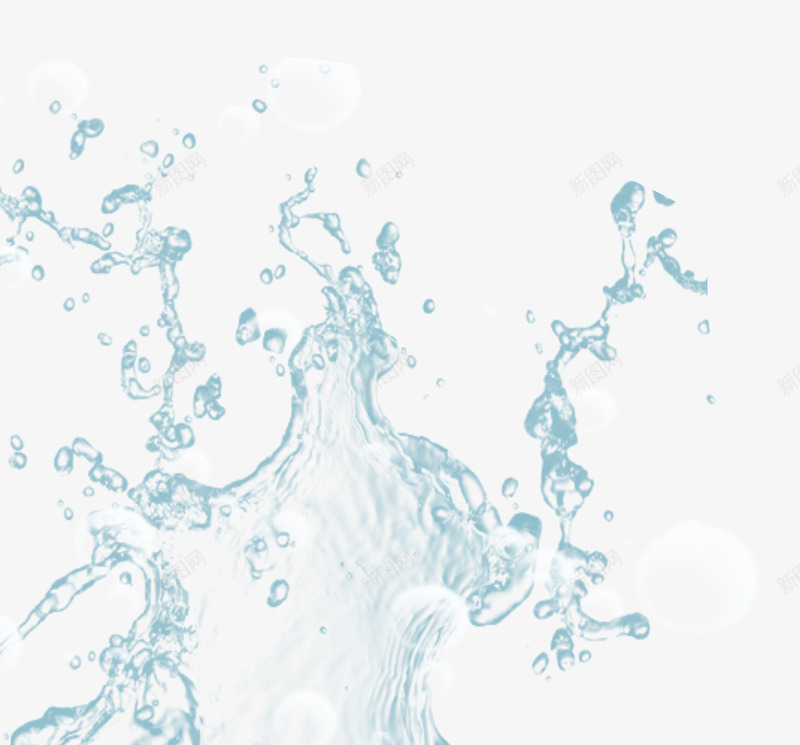 水花png免抠素材_新图网 https://ixintu.com 水浪 水溅 水花 艺术
