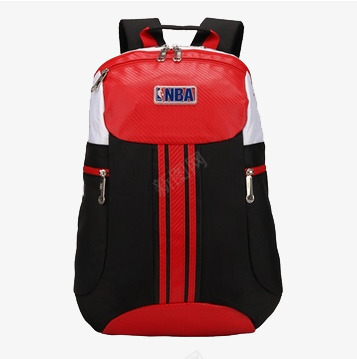 NBA红色运动包png免抠素材_新图网 https://ixintu.com NBA红色包 个性双肩包 产品实物