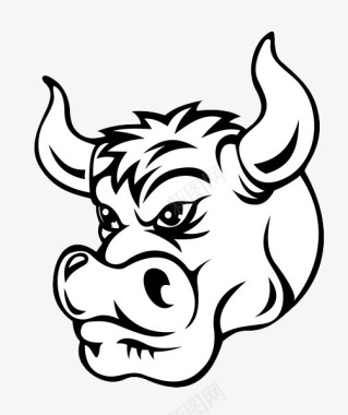 公牛标识logo图标图标