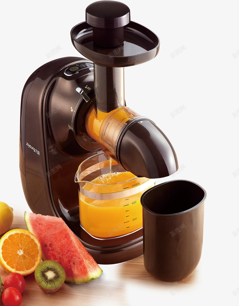 榨汁机png免抠素材_新图网 https://ixintu.com 料理机 榨汁机 橙子 橙汁 西瓜