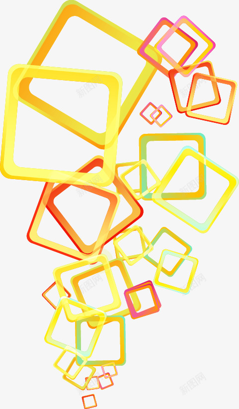 多彩立方体png免抠素材_新图网 https://ixintu.com 丰富多彩的 明亮的 立方体 箱