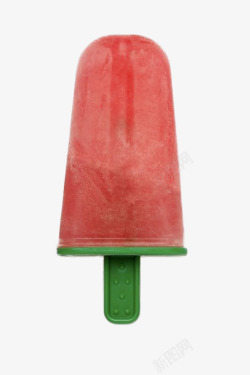 冰棒棍绿棍西瓜味冰棒高清图片