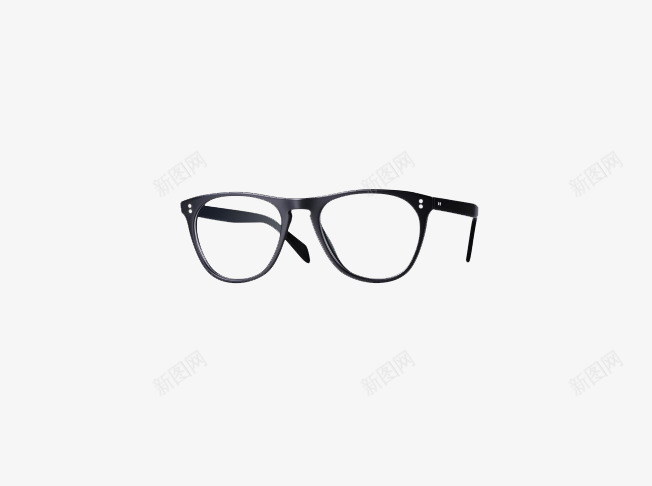 时尚眼镜镜框png免抠素材_新图网 https://ixintu.com 个性 时尚 眼镜框 黑色镜框