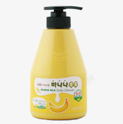 韩国香蕉牛奶身体乳素材