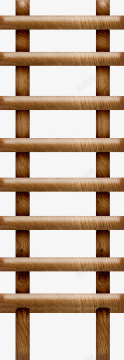 创意木梯棕色漂亮梯子高清图片