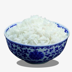 雪山稻香米米饭粮食高清图片
