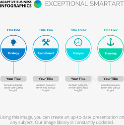 步骤信息图表素材