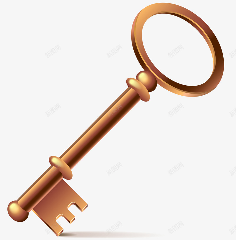 复古钥匙png免抠素材_新图网 https://ixintu.com 复古 开锁 金属 钥匙