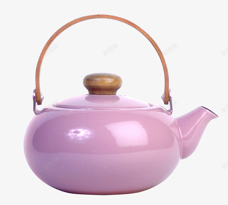 粉色漂亮茶壶png免抠素材_新图网 https://ixintu.com 漂亮茶壶 粉色茶壶 茶壶