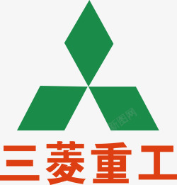 三菱标志三菱重工logo矢量图图标高清图片