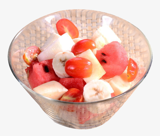 水果色拉图png免抠素材_新图网 https://ixintu.com 产品实物 水果 沙拉酱 番茄 美味 美食 色拉 西瓜 香蕉
