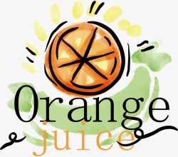 橘子图片海报手绘橘子漫画海报矢量图素材