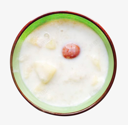 美味牛奶燕麦粥png免抠素材_新图网 https://ixintu.com 产品实物 养胃 搭配 水果 燕麦粥 牛奶 美味 餐饮