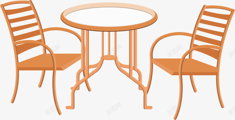 漂亮的椅子矢量图ai免抠素材_新图网 https://ixintu.com 产品实物 创意 家具 木头 桌子 椅子 漂亮 矢量图