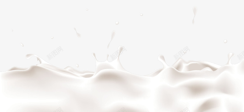 牛奶png免抠素材_新图网 https://ixintu.com 元素效果 液体 滴溅效果
