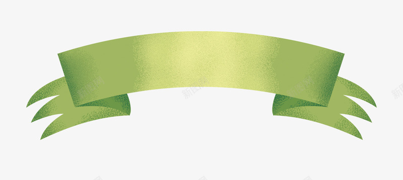 绿色条形带状装饰psd免抠素材_新图网 https://ixintu.com 亮光 条形 漂亮装饰PNG图片 装饰带状