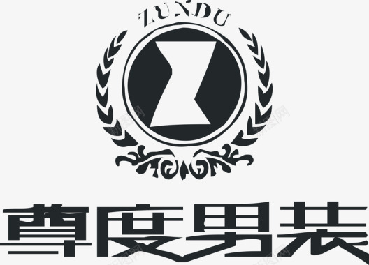 尊度男装logo矢量图图标图标