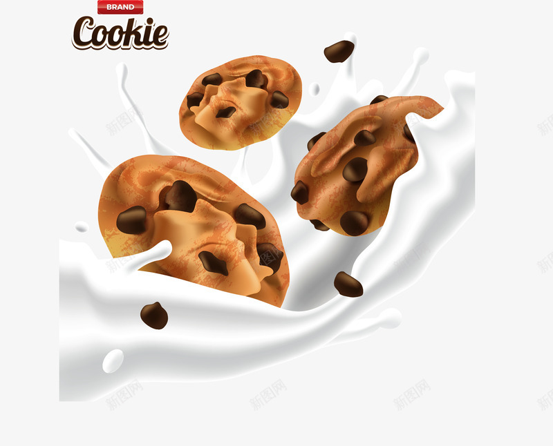 美味牛奶巧克力饼干矢量图ai免抠素材_新图网 https://ixintu.com 巧克力 巧克力饼干 牛奶 牛奶饼干 矢量png 饼干 矢量图