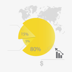 饼状信息表素材