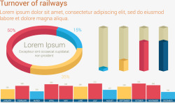 铁路信息图表素材