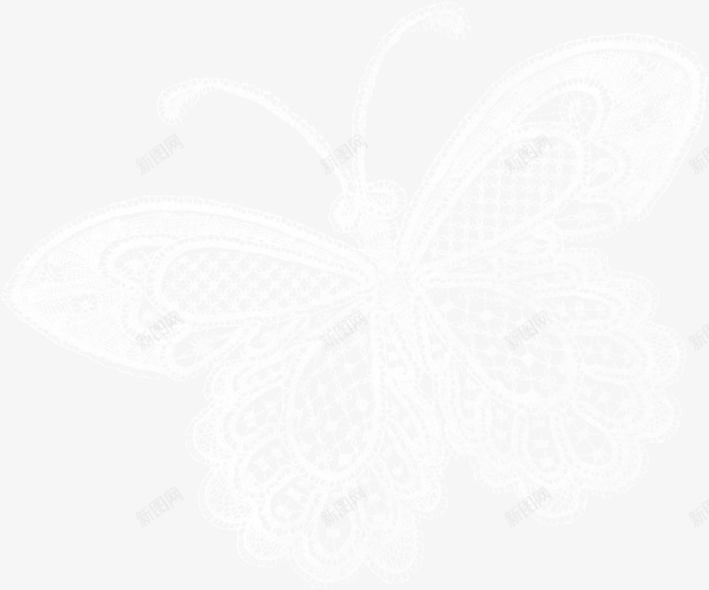 白色漂亮蝴蝶png免抠素材_新图网 https://ixintu.com 漂亮蝴蝶 白色蝴蝶 蝴蝶 装饰蝴蝶