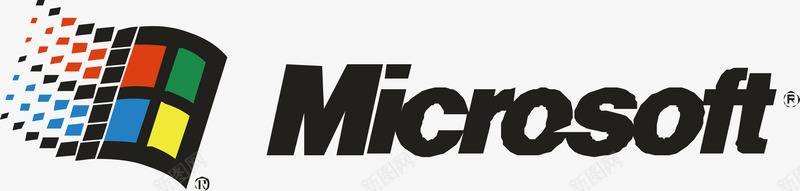 微软logo矢量图图标图标
