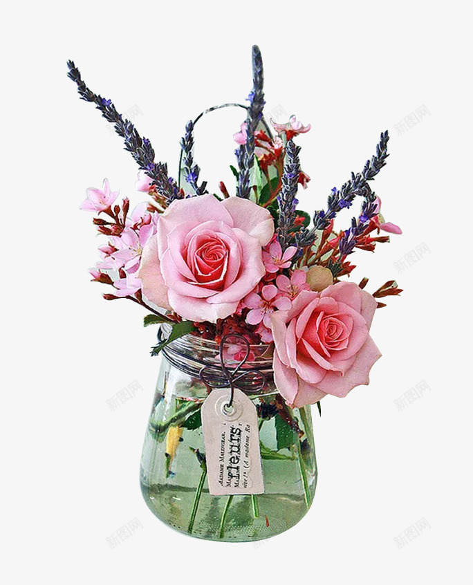 春季粉色盛开的花朵png免抠素材_新图网 https://ixintu.com 免抠花朵 春季 标签 玻璃花瓶 盛开的花朵 粉色 绿色的叶子