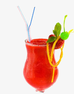 红色草莓汁美味西瓜汁高清图片