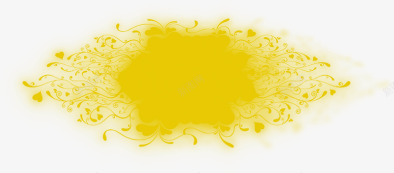 黄色创意个性花纹墨迹png免抠素材_新图网 https://ixintu.com 个性 创意 墨迹 花纹 黄色