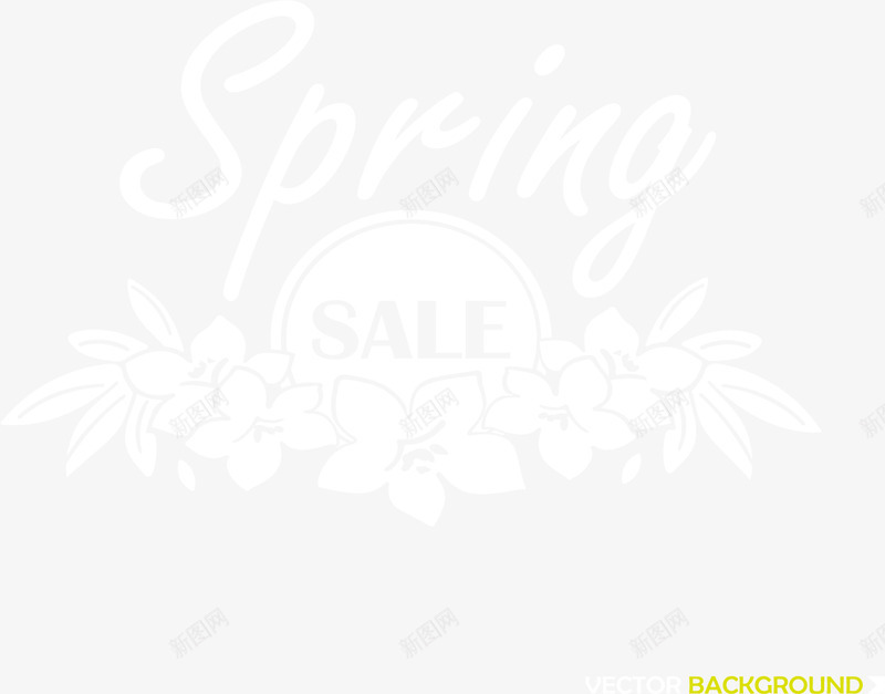 春季促销海报png免抠素材_新图网 https://ixintu.com Spring 促销 春 树木 模糊 海报 花卉 销售