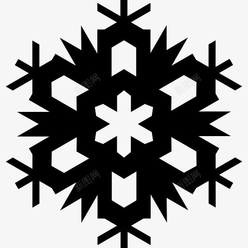 雪花圣诞形状图标png_新图网 https://ixintu.com 圣诞节 形状 符号 美丽的冬天 超级偶像 雪花
