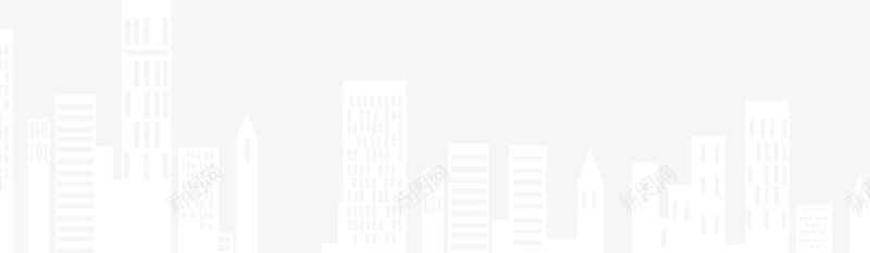 白色个性城市建筑png免抠素材_新图网 https://ixintu.com 个性 城市 建筑 白色