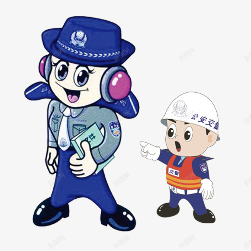 网络警察png免抠素材_新图网 https://ixintu.com png 元素 卡通 小人 民警 网络警察