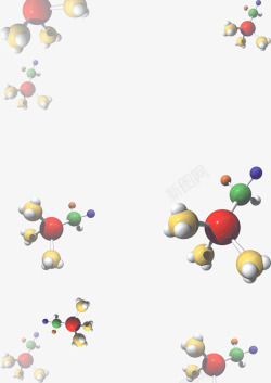 身体分子结构分子图高清图片