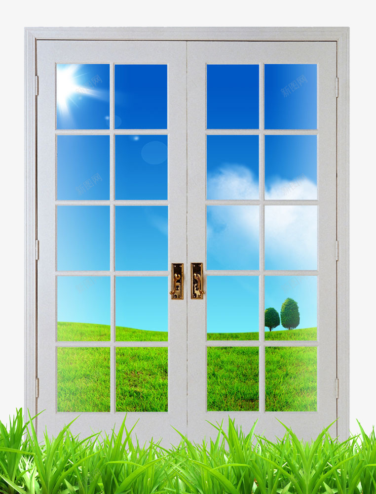 窗外的风景png免抠素材_新图网 https://ixintu.com png 免费下载 玻璃窗 透明图片