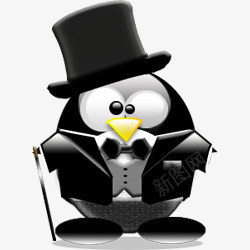 个性QQ企鹅图标png_新图网 https://ixintu.com 个性QQ企鹅图标下载