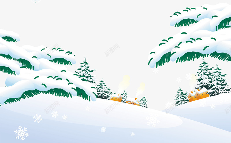 冬季雪景png免抠素材_新图网 https://ixintu.com 冬 冬天 冬天来了 冬天雪景 冬季 冬季雪景 雪景
