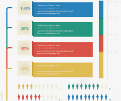 分类信息图表素材