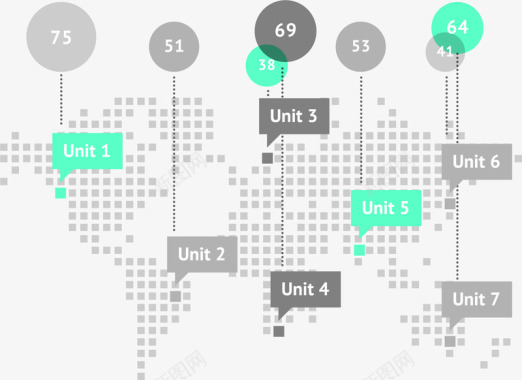 创意PPT元素信息图标图标