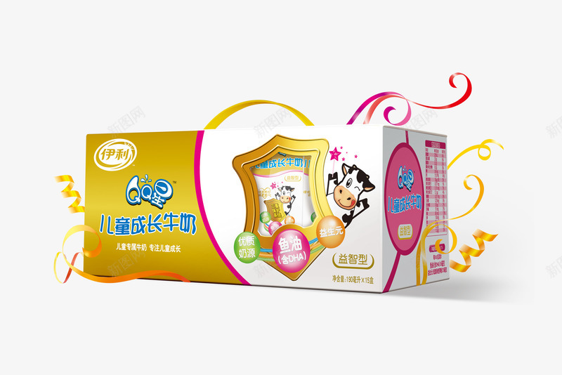 QQ星儿童成长牛奶png免抠素材_新图网 https://ixintu.com QQ星儿童成长牛奶 产品实物 牛奶 礼盒装