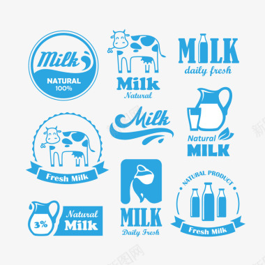大瓶牛奶图标图标