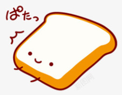 卡通吐司面包高清图片